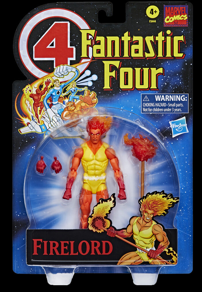 Marvel Legends Retro Series Firelord 6 Inch Action Figure