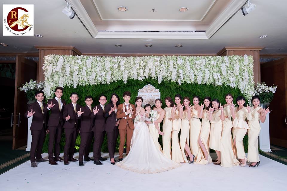 ชุดเพื่อนเจ้าสาว SPANDEX 350 เบอร์ 23