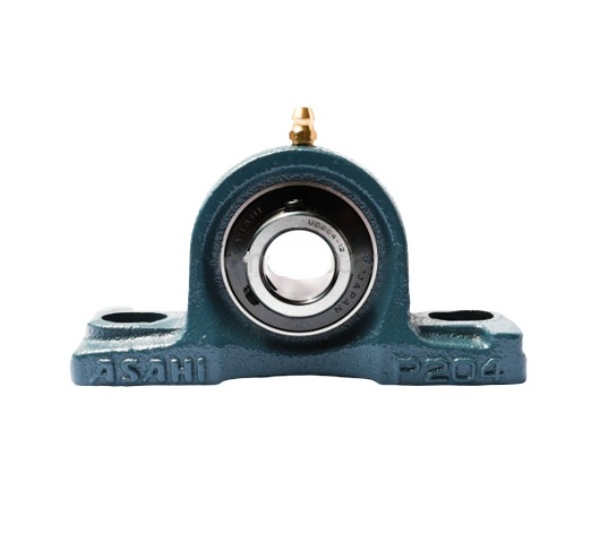 ตลับลูกปืนตุ๊กตา หมอนบล็อกแบริ่ง รูเพลา 1/2 นิ้ว (4 หุน) ASAHI อาซาฮี รุ่น UCP204-12 Pn.A211-0055 (แท้) ##