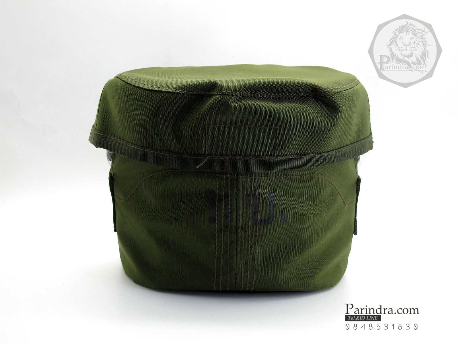 หม้อสนามอลูมิเนียม ทรงอเมริกัน อย่างดี ทหารบก ทบ. สีเขียวขี้ม้า