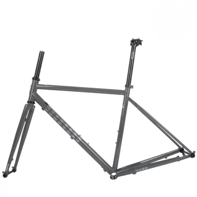 เฟรมจักรยาน SEABOARD CX03 Gravel เซ็ตเฟรมโครโมลี่ ล้อ 700C แกนใหญ่ Thru-Axle – ปั่นได้ทุกเส้นทาง