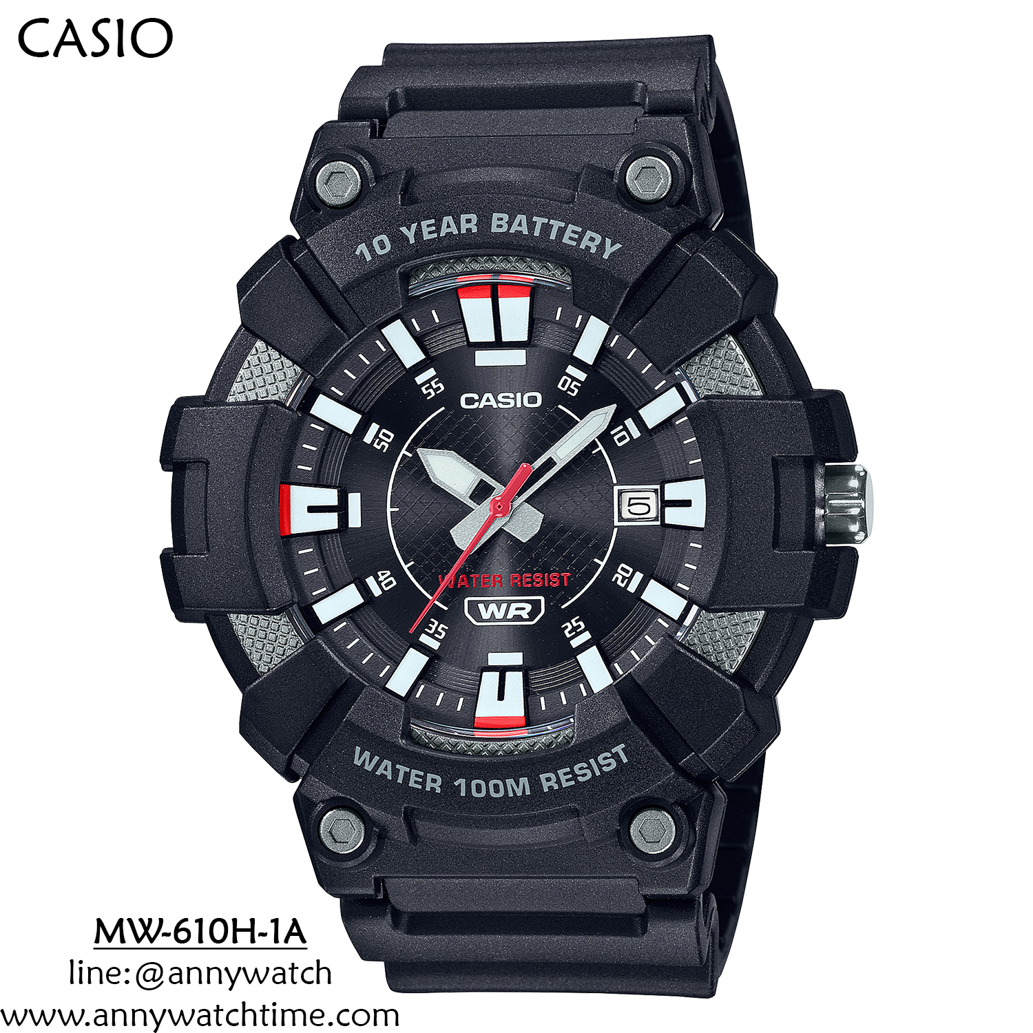 CASIO MW-610H-1A