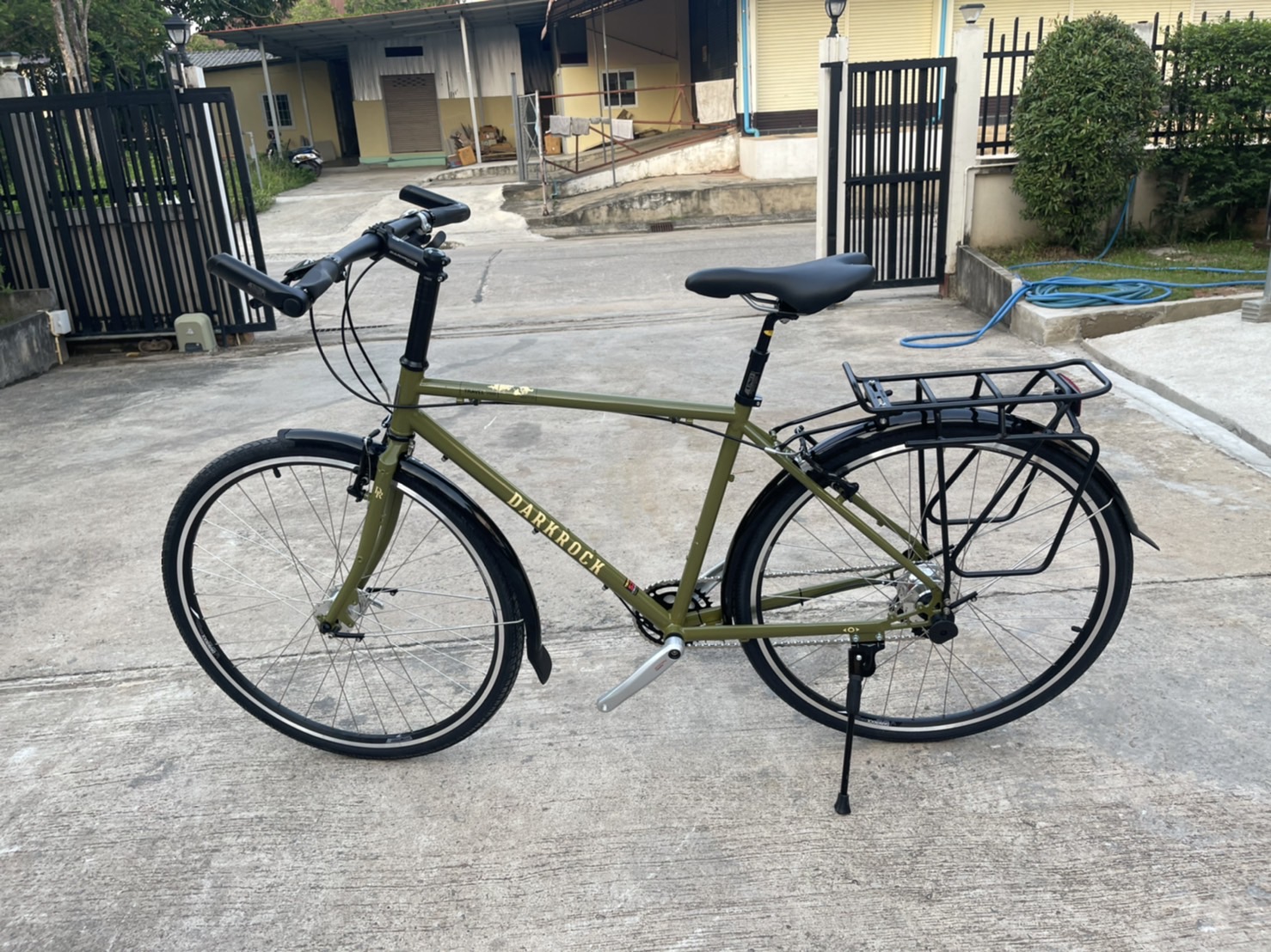 จักรยานกราเวล DARKROCK SUPER TRAVEL 700C GRAVEL BIKE 700C เกียร์ดุม NEXUS ไฟหน้า LED