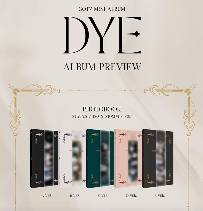 อัลบั้ม #GOT7 - Mini Album [DYE](Random Ver.)