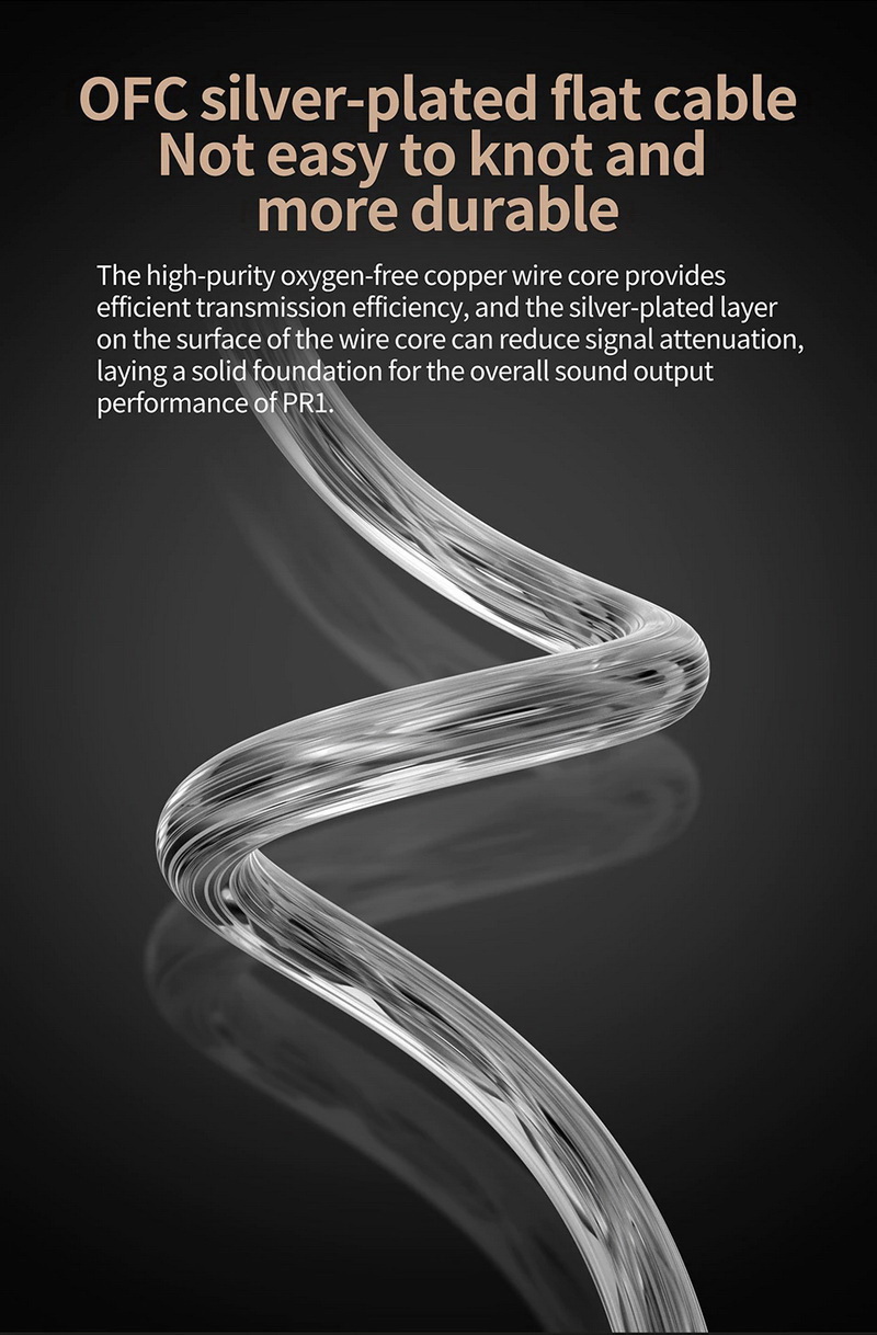 KZ PR1 HiFi หูฟังไดรเวอร์ PLANAR หูฟัง IEMs ประกันศูนย์ไทย