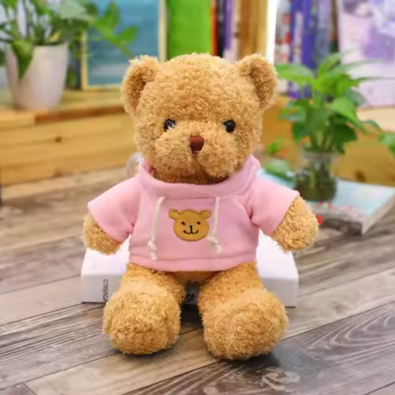 ตุ๊กตาหมียืน ขนหนู (อัดเสียง) ขนาด 30 ซม. (12 นิ้ว)