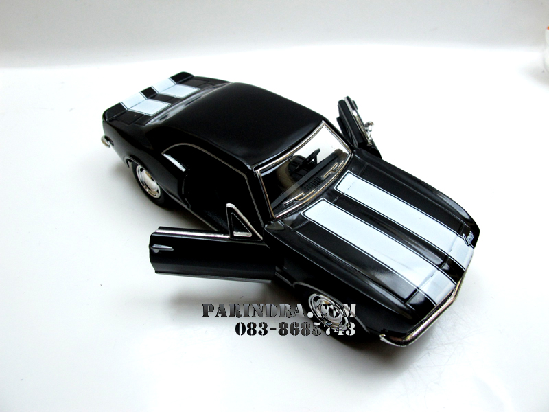 โมเดลรถเหล็ก รถ Chevrolet Camaro Z28 ปี 1967 สีดำ