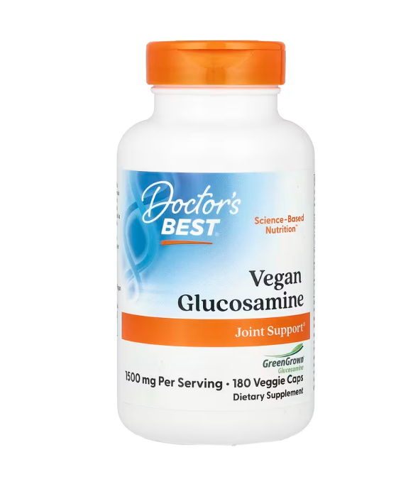 Doctor's Best, Vegan Glucosamine Sulfate 750 mg 180 Veggie Capsules