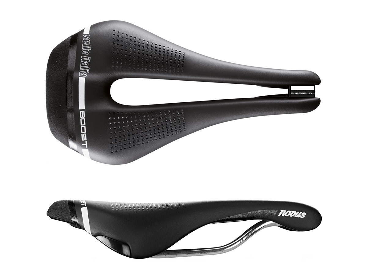 SELLE ITALIA อานนั่ง, NOVUS BOOST SUPERFLOW, ขนาด S, L, สีดำ (Road/MTB), L3,S3