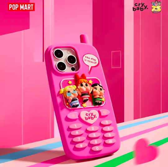 PRE. iPhone POPMART CRYBABY x Powerpuff Girls series iPhone ของแท้ 100% นำเข้า 14 -25 วัน