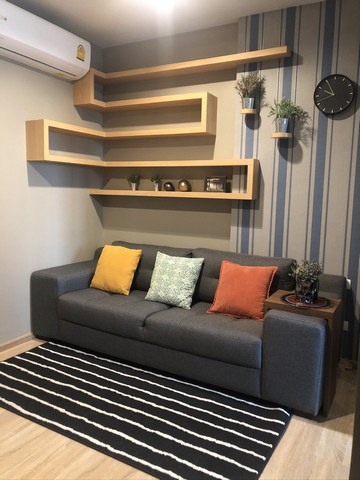 ให้เช่าคอนโดเดอะเบส การ์เดน-พระราม 9 ห้อง 31 ตร.ม.เฟอร์ครบ มีเครื่องซักผ้า พร้อมอยู่