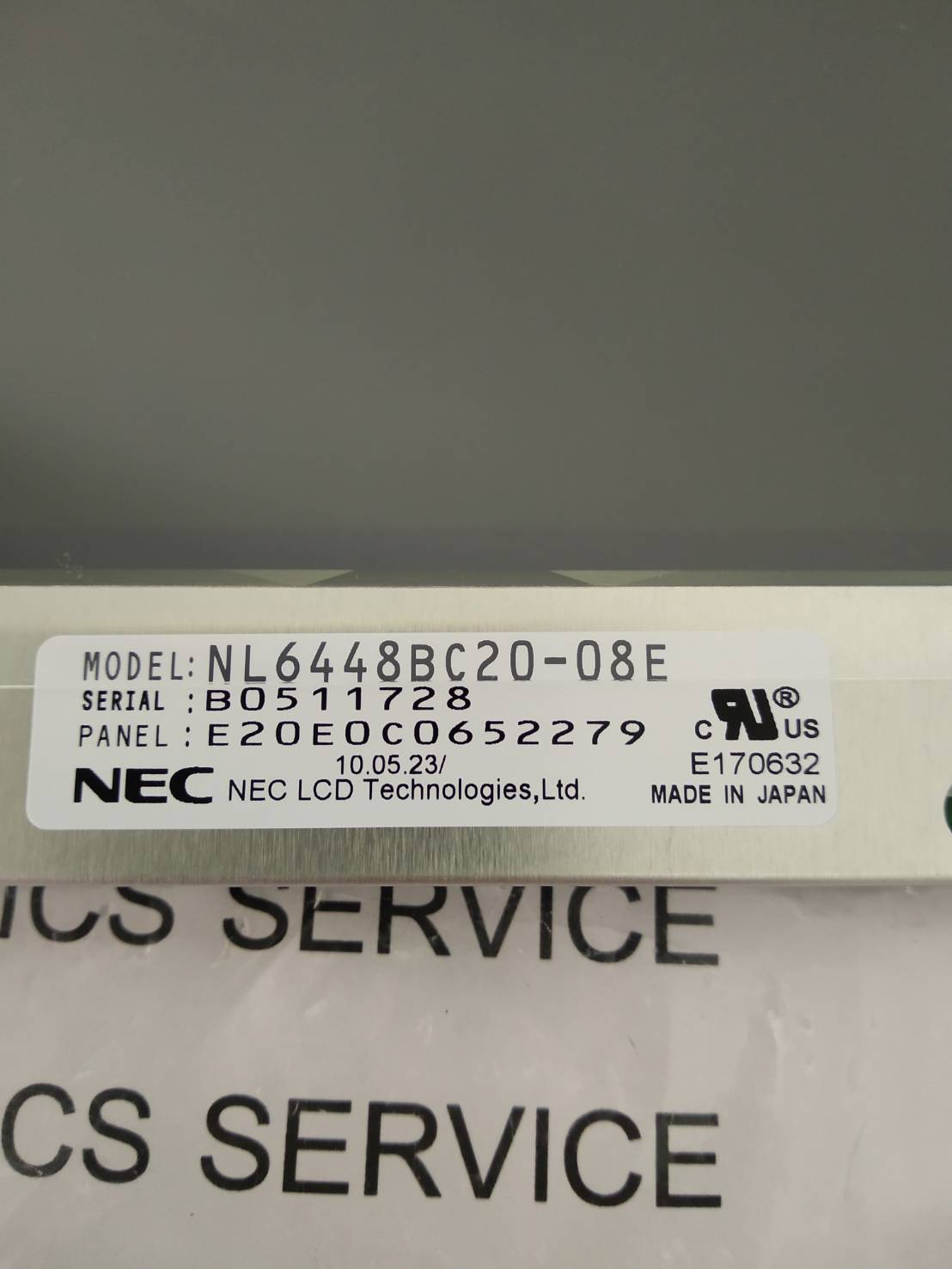 NL6448BC20-08E LCD PANEL “ NEC ”
