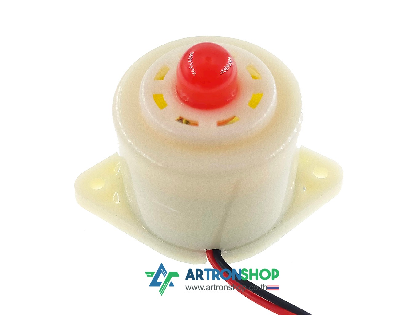 บัสเซอร์ ไซเรน แจ้งเตือน พร้อมไฟกระพริบในตัว 12V LZQ-3D