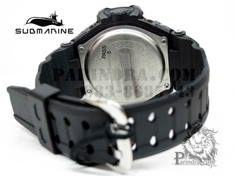 นาฬิกา US submarine Adventure Protector รุ่น TP3156M สีดำตัดทอง(พื้นดำ)