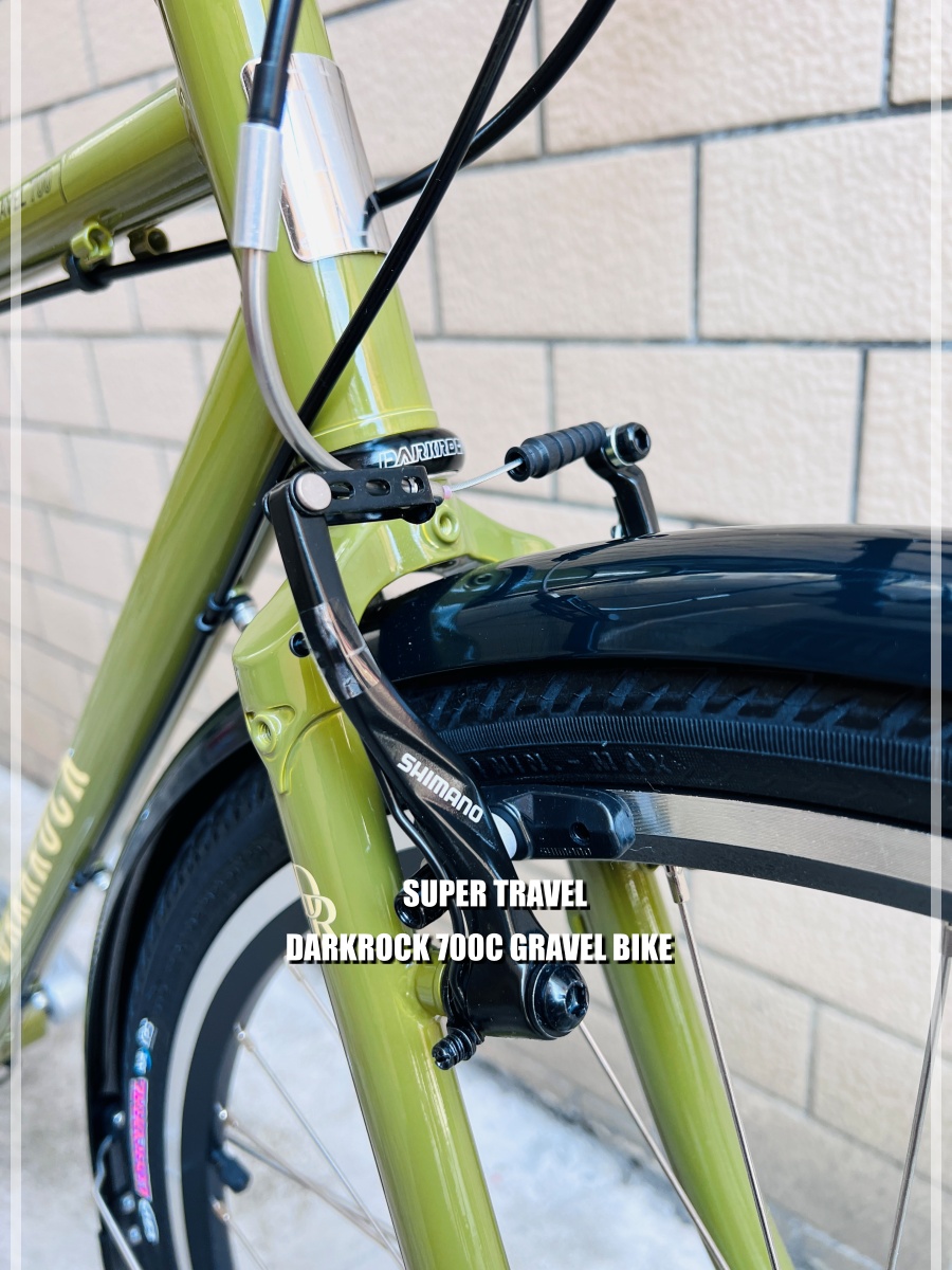 จักรยานกราเวล DARKROCK SUPER TRAVEL 700C GRAVEL BIKE 700C เกียร์ดุม NEXUS ไฟหน้า LED