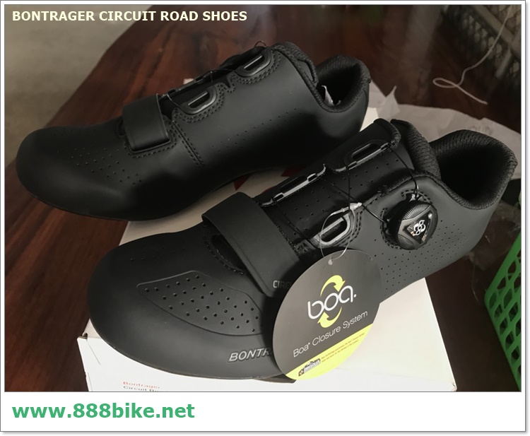 รองเท้าปั่นจักรยานเสือหมอบ รองเท้าเสือหมอบ Bontrager Circuit Road Shoe 2018