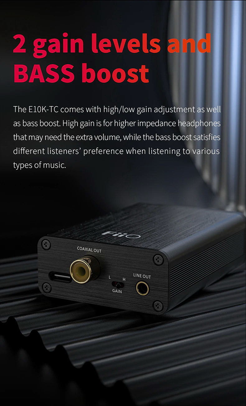 ขาย FiiO E10K-TC USB DAC + Amplifier 2 in 1 ประกันศูนย์ไทย