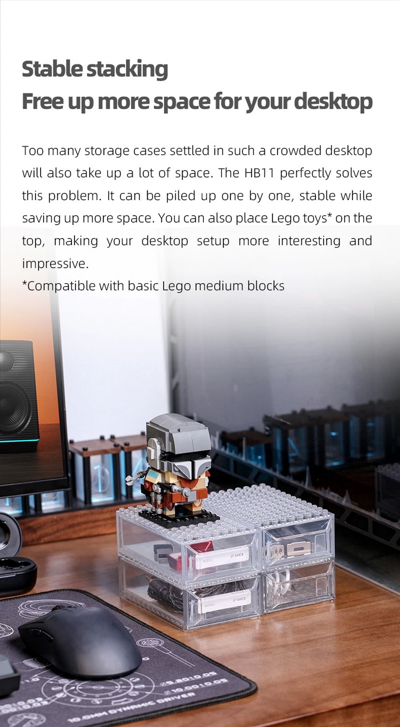 ขาย FiiO HB11 กล่องเก็บของอเนกประสงค์สำหรับ หูฟัง/USB/สายหูฟัง