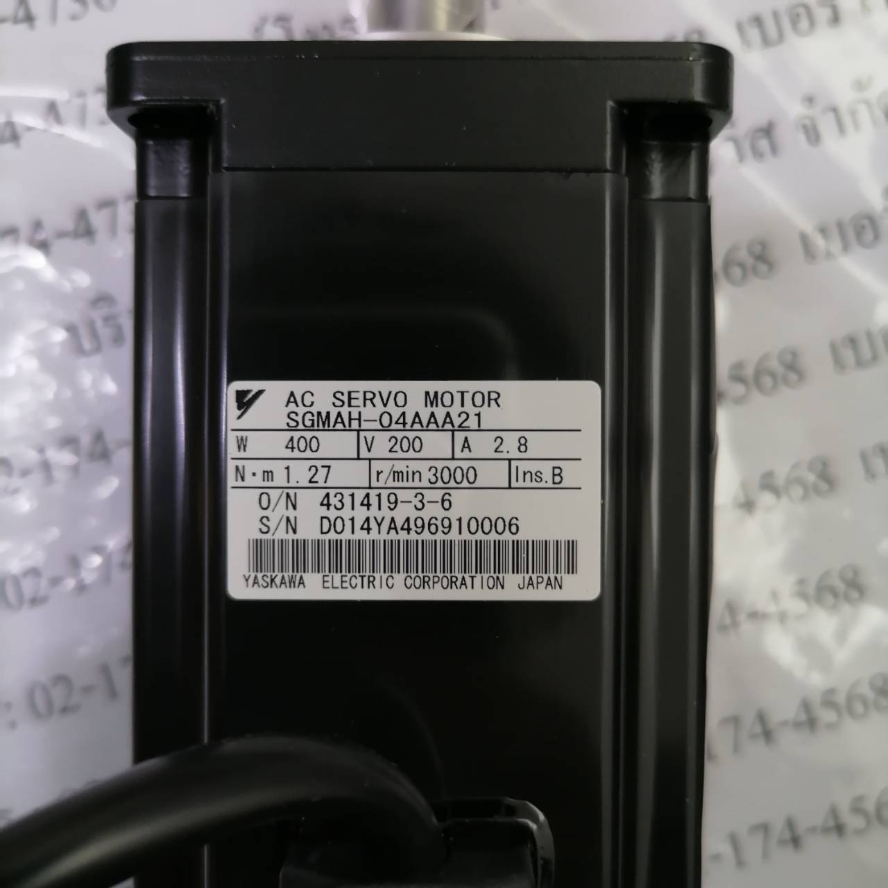 SGMAH-04AAA21 SERVO MOTOR “ YASKAWA ”