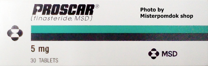 Proscar 5 mg. 30 เม็ด ยาปลูกผม