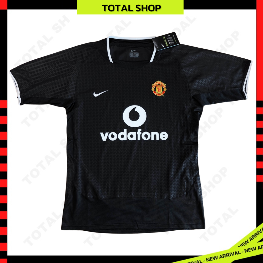 Manchester United 2003/04 Away Vintage Jersey เสื้อฟุตบอลแมนยูย้อนยุค Vodafone