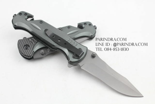 มีดพับ Benchmade ตัวเปิดเร็ว ลายด้ามสีเทา ผสมเคฟล่า ( DA31 )