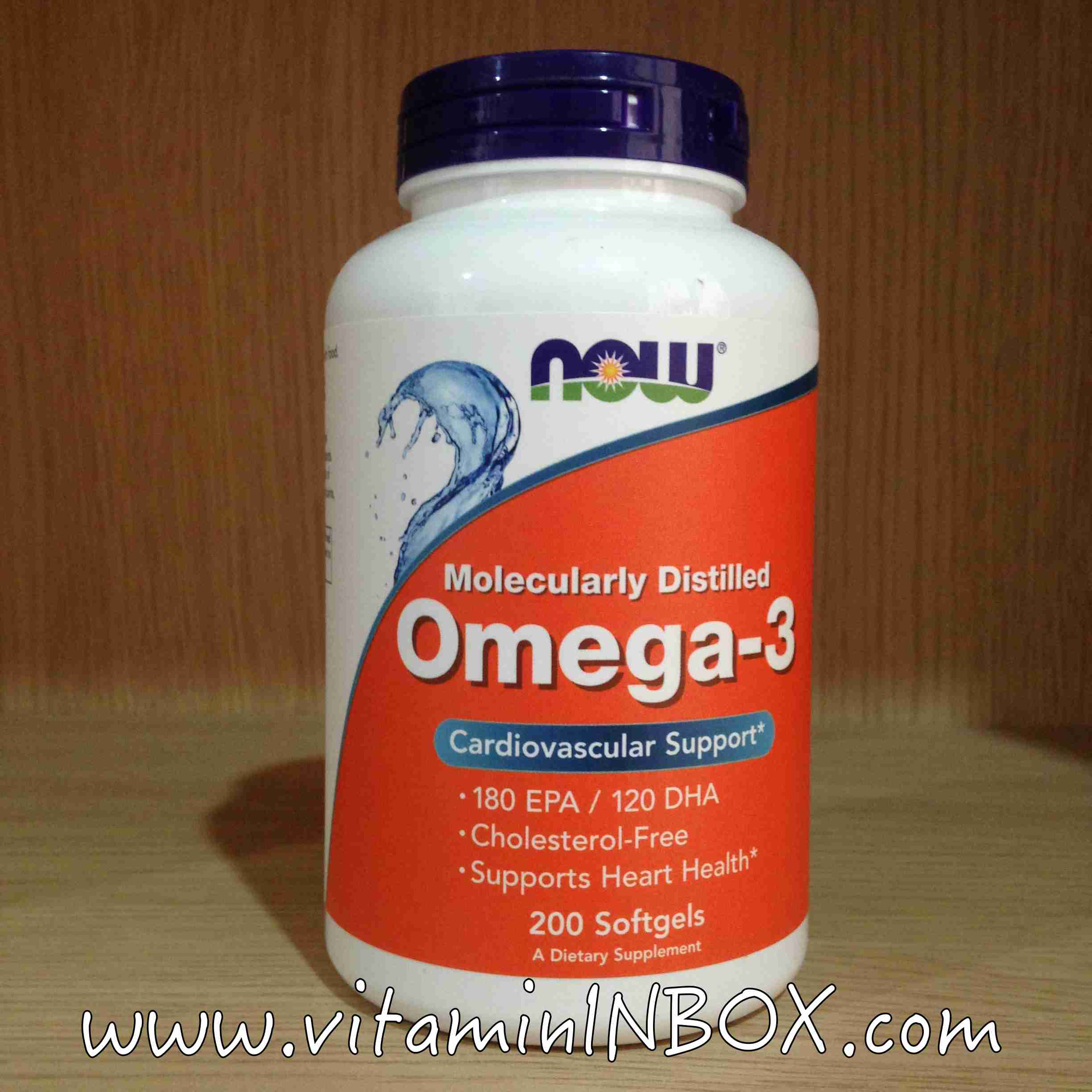 Now Foods, Omega-3 180 EPA/120 DHA 200 Softgel