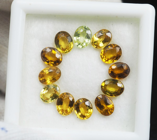 มาลีการ์เน็ต (Mali Garnet) 3.45 กะรัต 12 ชิ้น