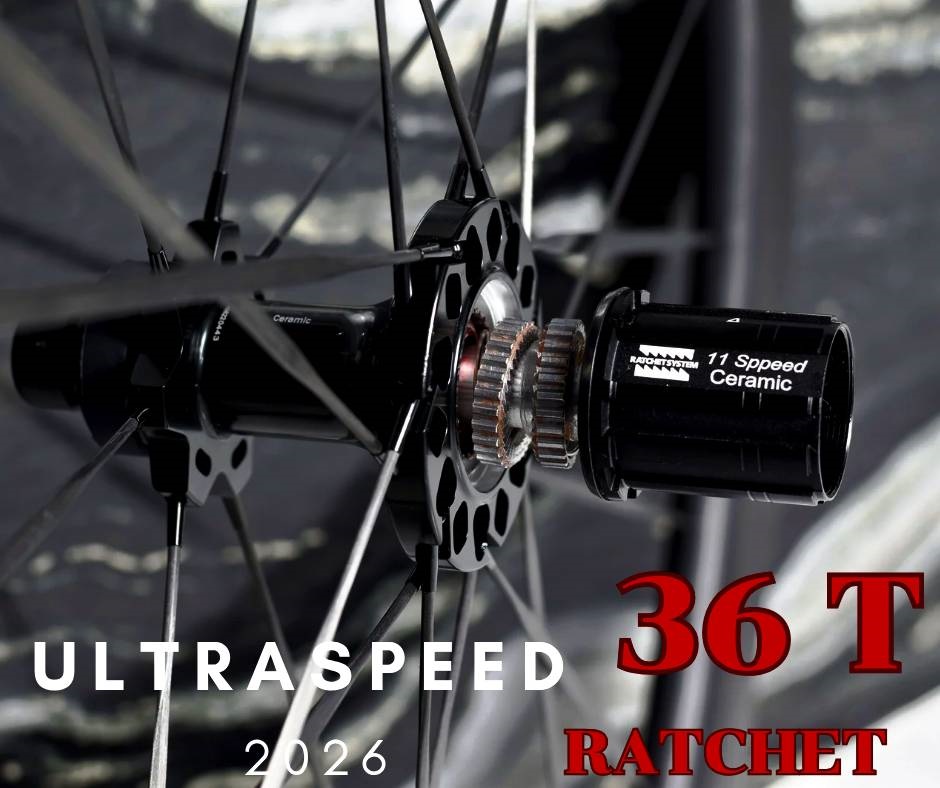 ล้อเสือหมอบคาร์บอน ULTRASPEED CERAMIC 700C ROAD WHEELSET | ล้อจักรยาน Tubeless พร้อมลูกปืนเซรามิก รุ่นใหม่ 2026