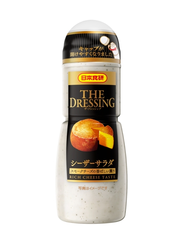 น้ำสลัดซีซาร์ระดับพรีเมียม Nippon Shokken Caesar Salad Dressing Rich Cheese จากญี่ปุ่น ขนาด 300ml.