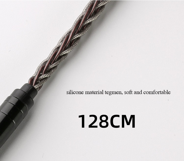 ขาย BGVP Silver foil สายหูฟัง OCC + silver foil สายถัก 8 แกน ระดับ 6N