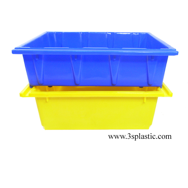 ลังทึบ ขนาด 51.5 x 53.5 x 15.5 cm. HDPE เบอร์ 422