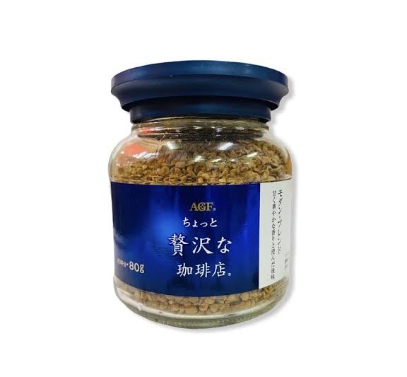 AGF MAXIM coffee แม็กซิมกาแฟขวดแก้ว โหลสีน้ำเงิน / โหลสีทอง ขนาด 80 กรัม