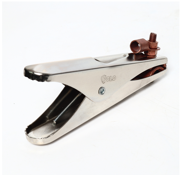 คีมจับสายดิน 300A (สายถัก) เครื่องตัดพลาสม่า POLO โปโล รุ่น ET-300 Pn.WB94A-300 ##(*)