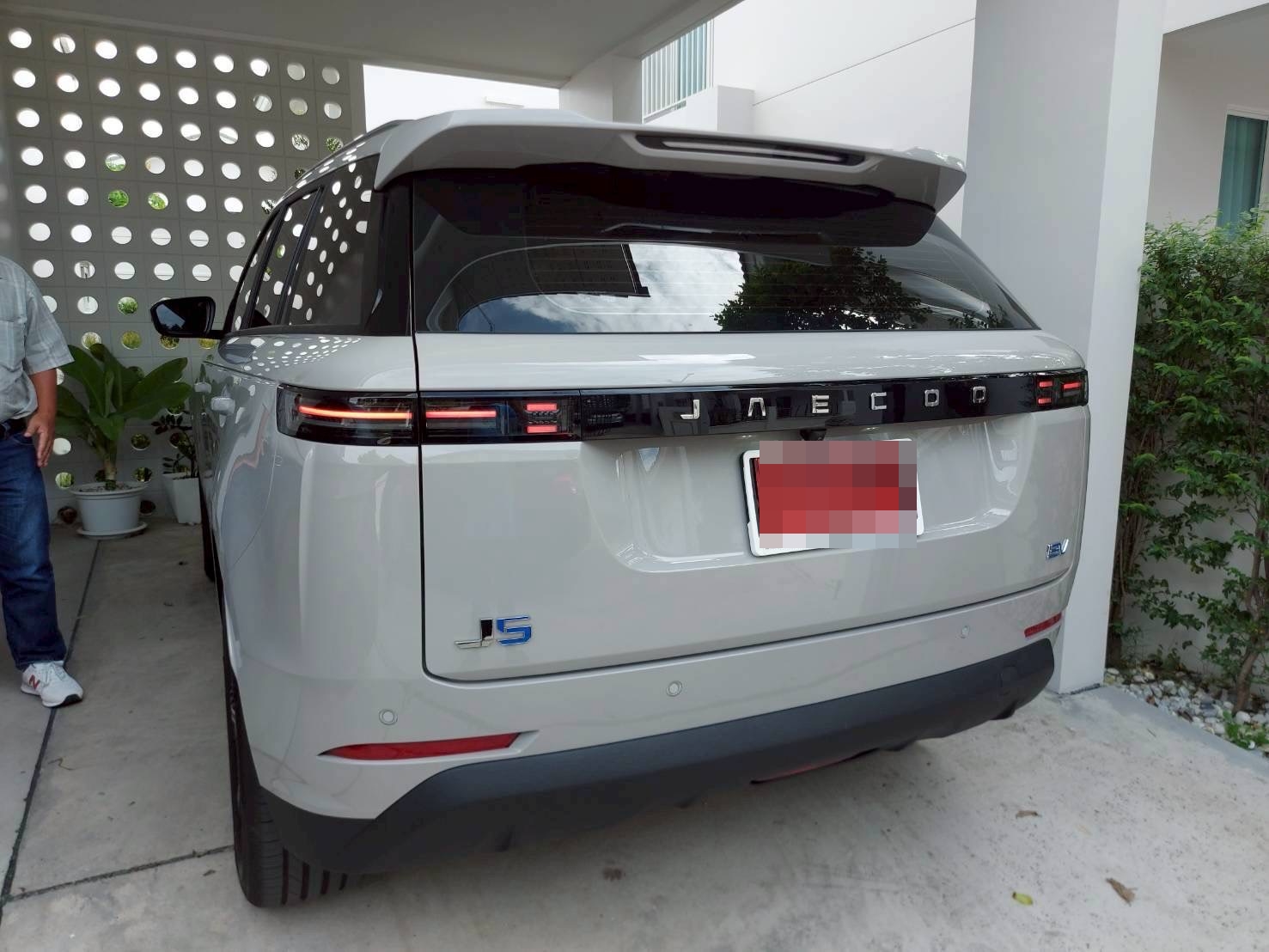 พรมรถยนต์ Jaecoo J5 EV ปูพรมVVIP ด้ายคู่ สีดำด้ายดำ เต็มคัน