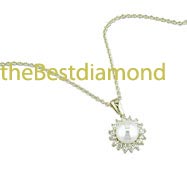 BP412+++จี้เพชร Diamond Pearl+++จี้เพชรcz ผสม มุกน้ำจืดแท้สุดหรู ดูผู้ดีม๊ากมาก Intrend แบบออกมาจากร้านจิวฯ เลยค่ะ คนรักมุกไม่ควรพลาด