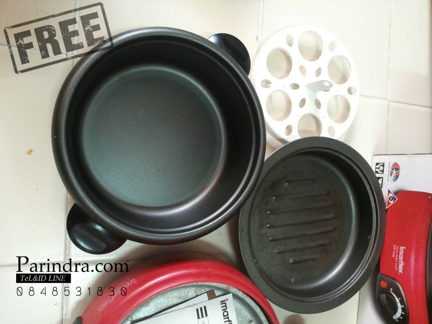 สินค้าแจกฟรี ชุดประกอบอาหาร IMARFLEX สภาพดี ยังใช้การได้ (คุณจำรัสจองคนแรกนะครับ)