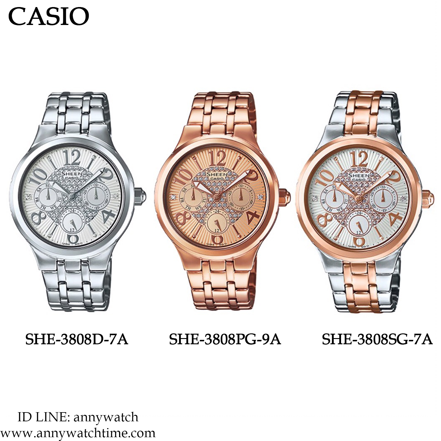 SHEEN SHE-3808PG-9A