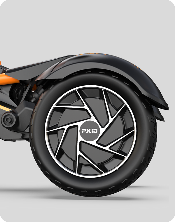 สกูตเตอร์ไฟฟ้า PXID Bestride Pro Electric Scooter New Design 3 Wheel 1000W, batt 48v 23.4Ah มาตรฐานยุโรป (F2)