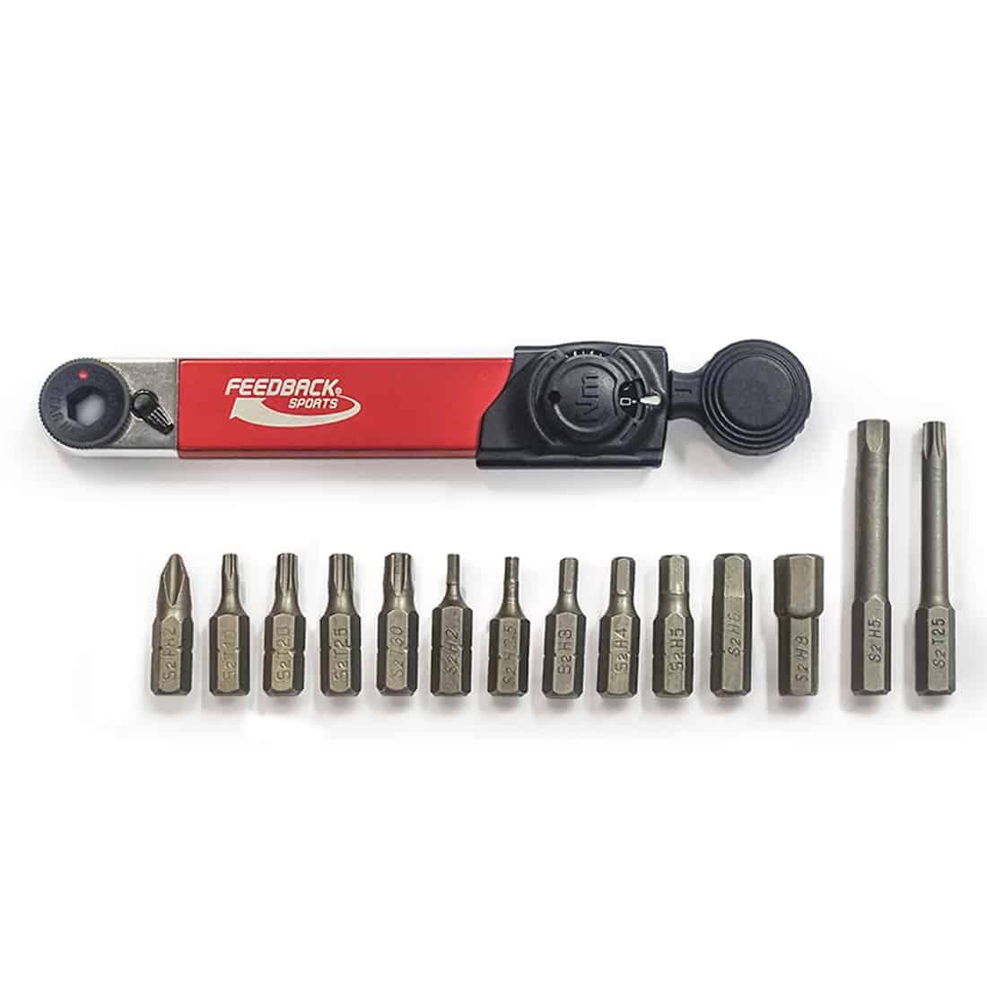 Feedback Sports – RANGE TORQUE WRENCH SET ชุดเครื่องมือประแจปอนด์ พร้อมหัวกุญแจ 14 ชิ้น ปรับตั้งความแข็งตั้งแต่ 2-10Nm