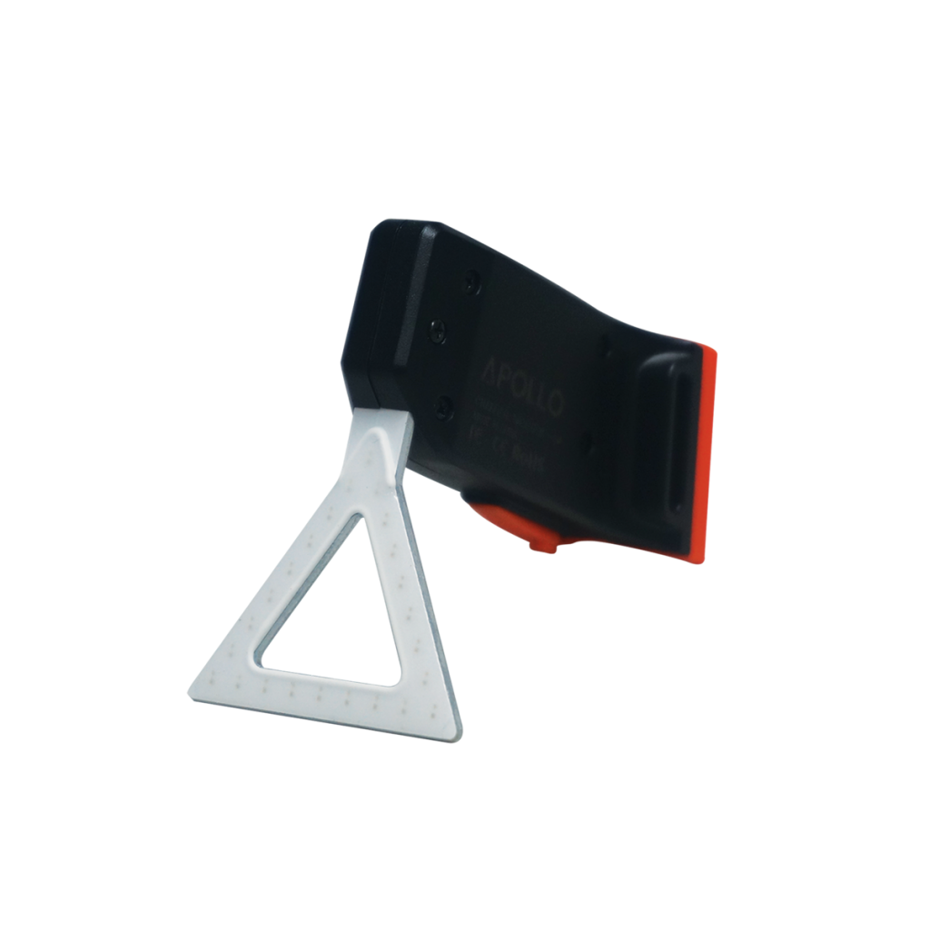 ไฟท้ายจักรยาน APOLLO T01 (V) T01 (Circle) T01 (Tri-Angle) สว่าง 10 ลูเมน ชาร์จ USB แสตนบายน์ 5ชม.