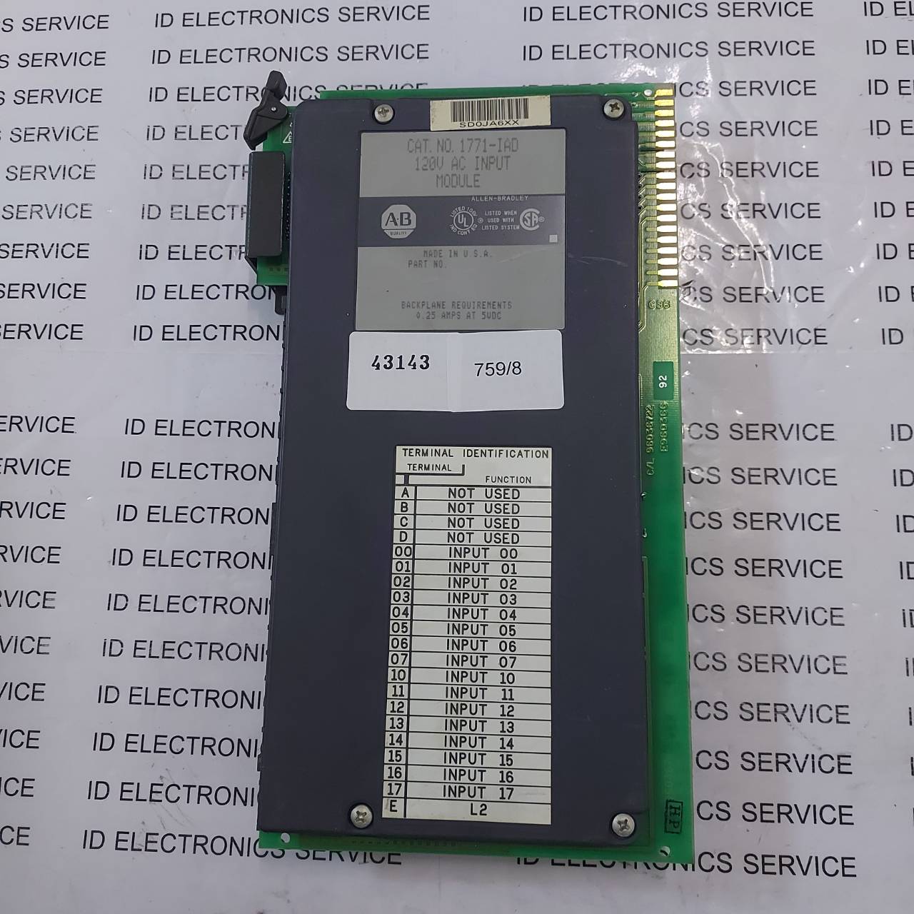 1771-IAD PLC " ALLEN-BRADLEY "