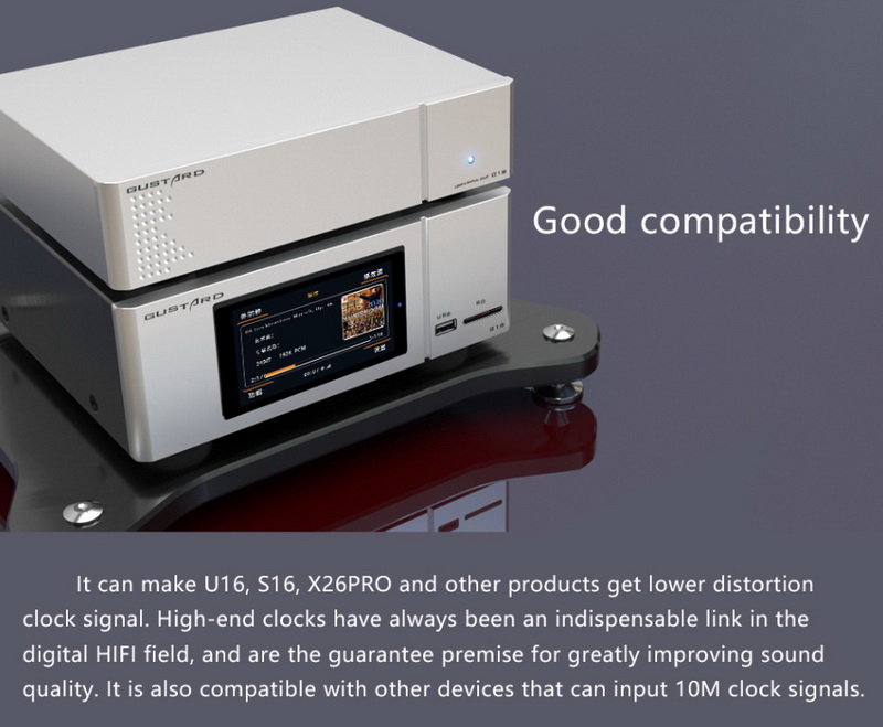 Gustard C18 10MHZ Audio Clock นาฬิกาสัญญาณรบกวนเฟสต่ำ ความแม่นยำสูง ประกันศูนย์ไทย