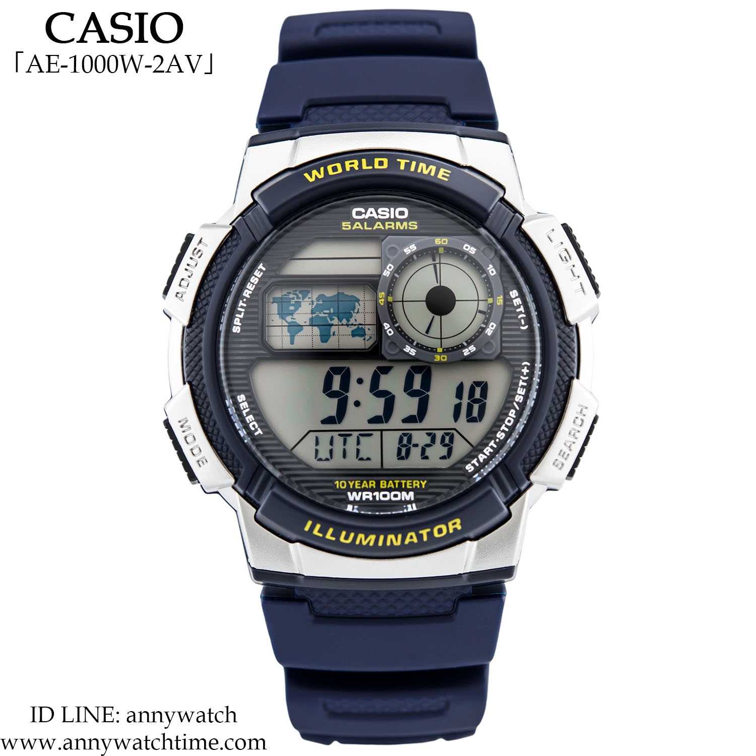 CASIO AE-1000W-2AV