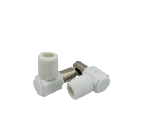 *เลิกจำหน่าย* ปลั๊ก75โอห์ม(ทีวี) พลาสติก ด้ามงอ (ผู้) PAL-107 (แพ๊คคู่)