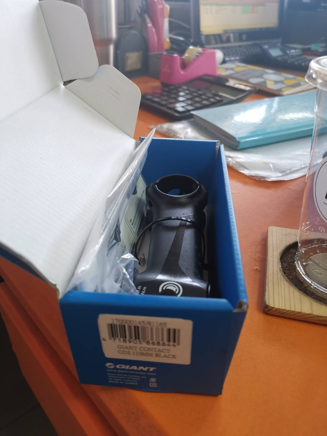 คอแฮนด์ GIANT CONTACT OD2 STEM 60-120mm