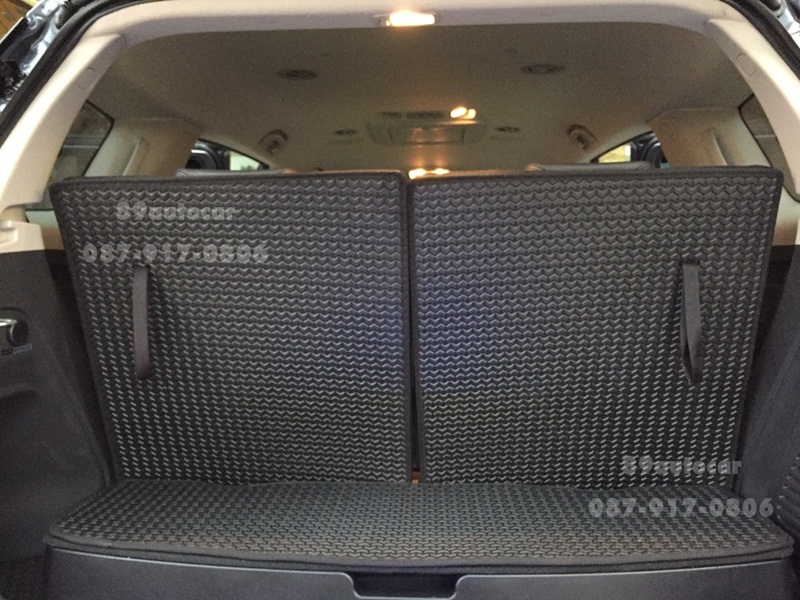 ขายยางปูพื้นรถเข้ารูป Isuzu Mu-X ลายธนูสีดำขอบดำ