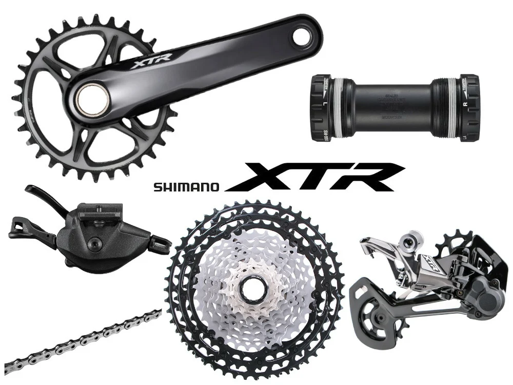 SHIMANO XTR MTB Group M9120 1x12 | 10-51 Teeth 175 mm 34 Teeth without Bottom Bracket SL-M9100 11-/12-fach | I-Spec EV