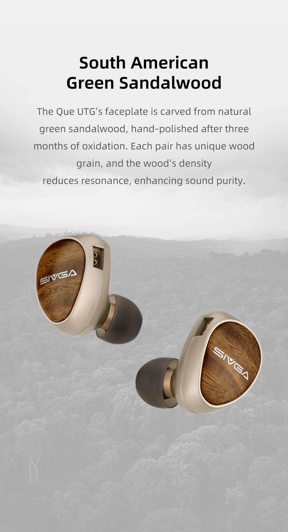 Sivga QueUTG หูฟัง IEMs ไดรเวอร์ Dynamic ไดอะแฟรมกระจกแบน ปลั๊กหูฟังถอดเปลี่ยนได้ ประกันศูนย์ไทย