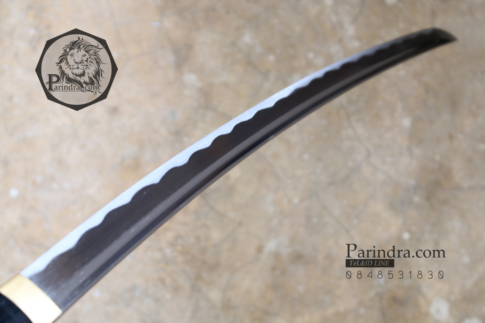 ขายดาบซามูไร คาตะนะ Katana ไว้ฝึกฟันดาบ แข็งแรงทนทาน ปลอกสีดำขัดมัน